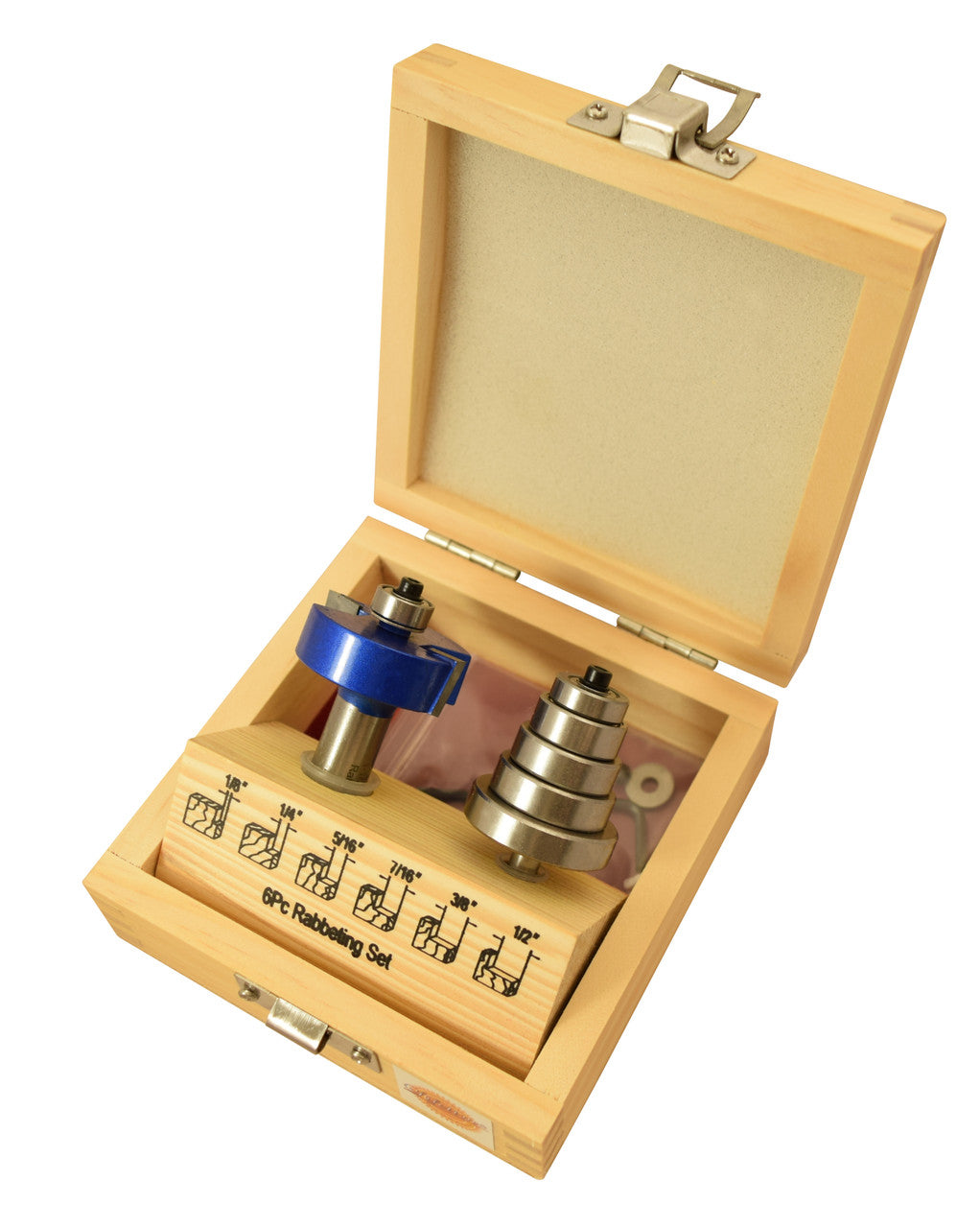 Buy 6pc Rabbet Bit Router Bit Set 1/2in. Shank at Busy Bee Tools