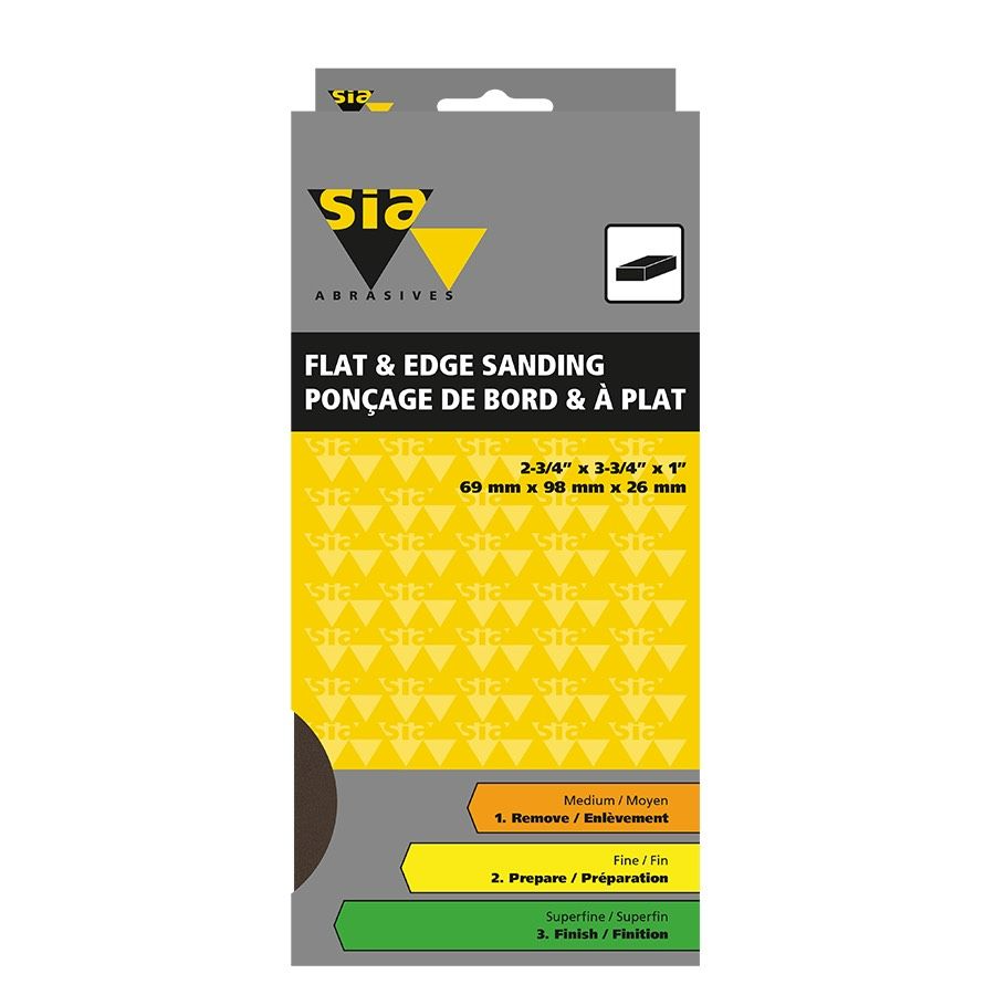 SIA FLAT & EDGE SANDING SPONGES ASSORTED – Busy Bee Tools