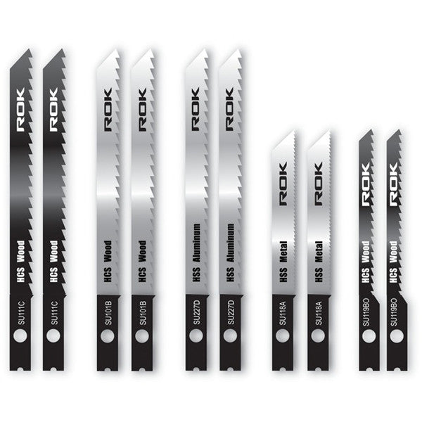JIGSAW BLADE10PC UNIVERSAL SHANK SET ROK – Busy Bee Tools