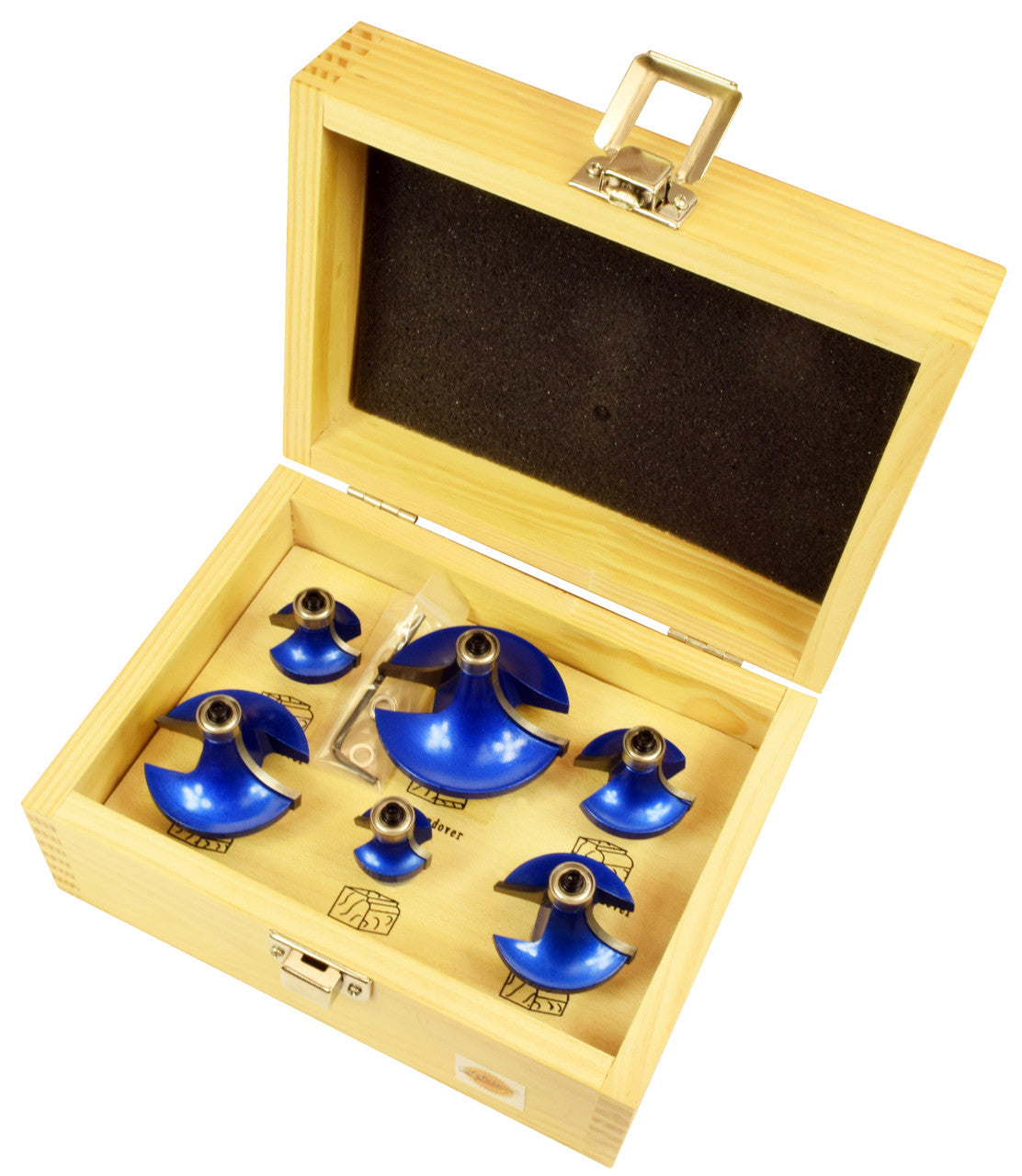 Buy 6pc Round Over Bit Router Bit Set 1/2